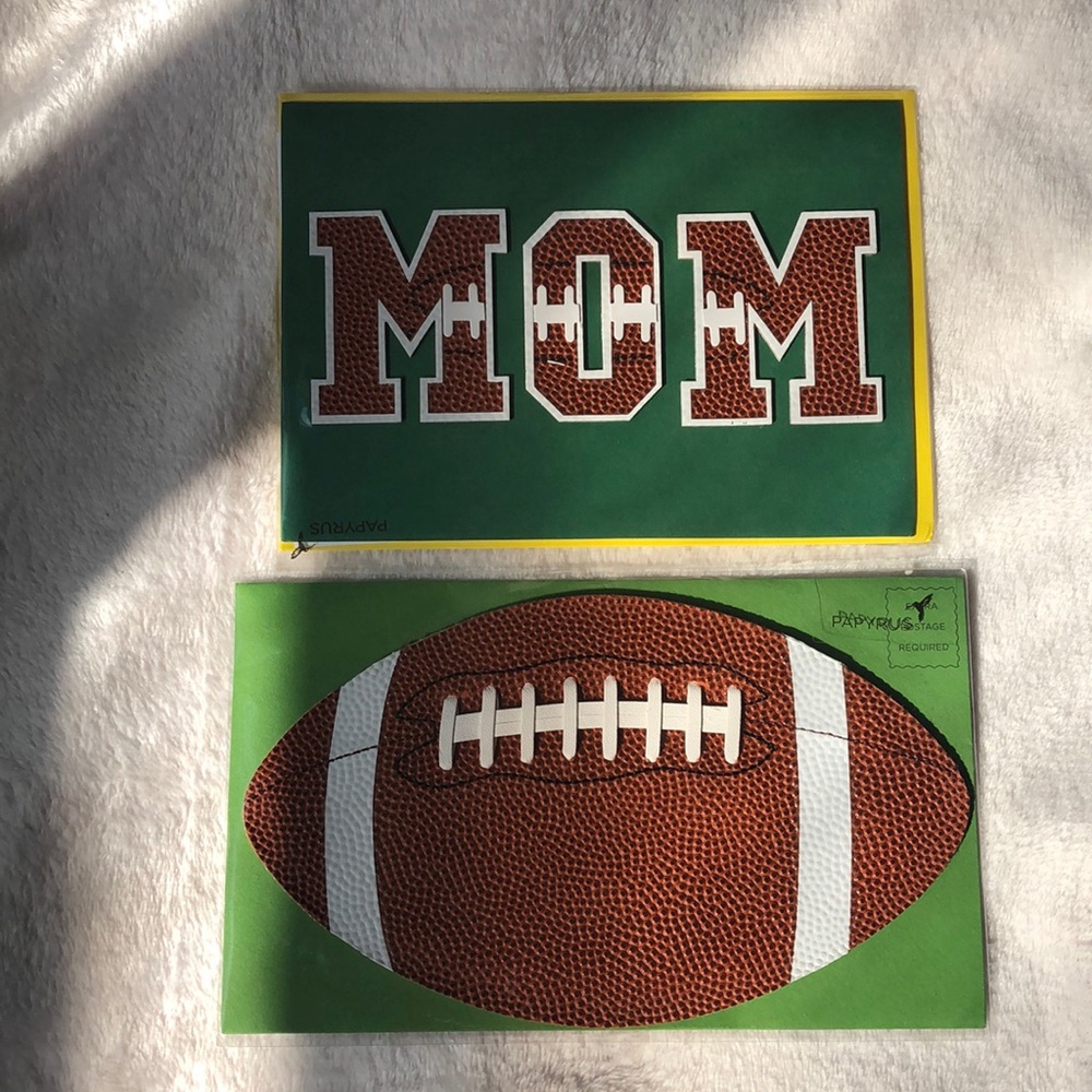 Papyrus Football Mother and Father Day Card